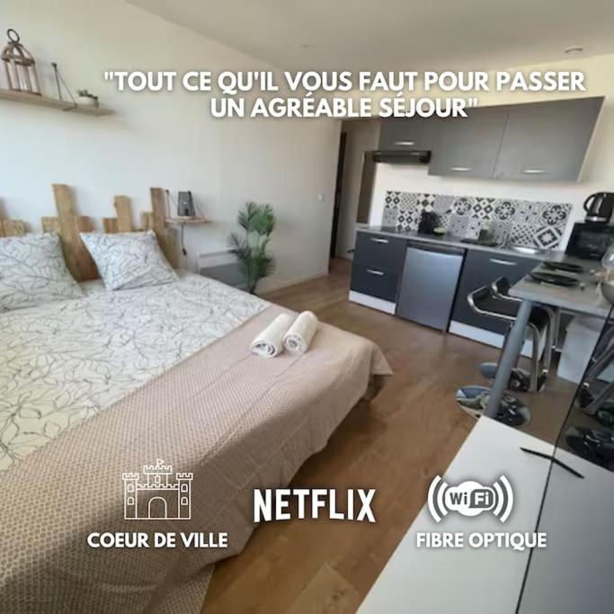 Studio Cosy Rue Alexander Taylor, Wifi, 2 Pers 波城 外观 照片